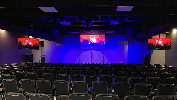 small theater install